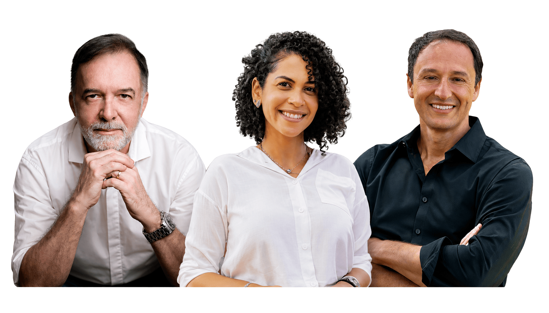 Dr. Alysson Muotri, Dr. Mauro Lins e Luzia Sampaio — especialistas do Webinar Canabinote